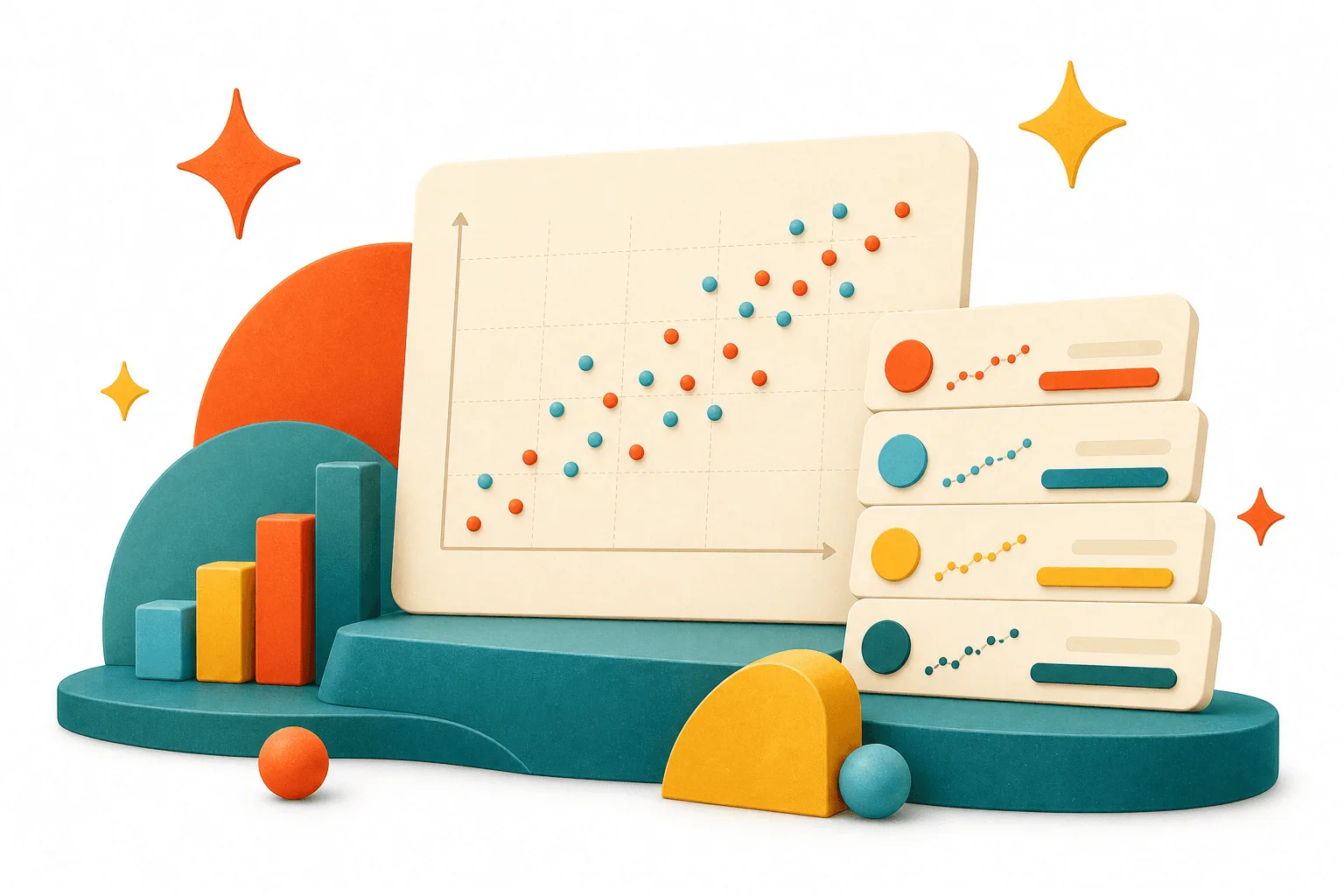 Illustratie bij het ThinkTank AI Leaderboard