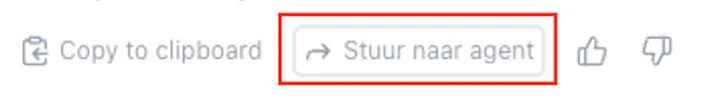 Stap 2: stuur naar agent