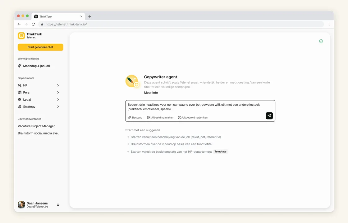 ThinkTank platform